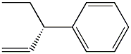 [S,(+)]-3-Phenyl-1-pentene Structure