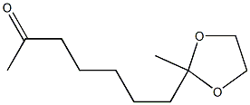 2-Methyl-2-(6-oxoheptyl)-1,3-dioxolane Structure