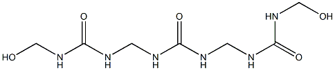 N,N'-Bis(hydroxymethyl)-5-oxo-2,4,6,8-tetraazanonanediamide 구조식 이미지