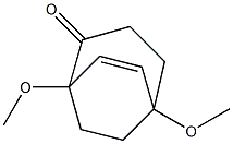 1,5-Dimethoxybicyclo[3.2.2]non-6-en-2-one Structure