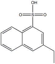 3-Ethyl-1-naphthalenesulfonic acid Structure