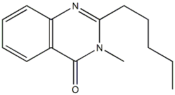 2-Pentyl-3-methylquinazolin-4(3H)-one Structure