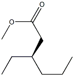 (R)-3-Ethylhexanoic acid methyl ester Structure