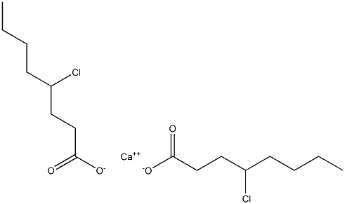 Bis(4-chlorooctanoic acid)calcium salt 구조식 이미지