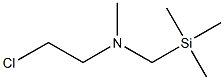 N-Methyl-N-[(trimethylsilyl)methyl]-2-chloroethanamine Structure