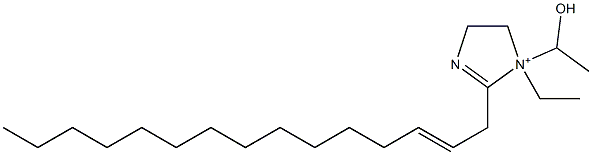 1-Ethyl-1-(1-hydroxyethyl)-2-(2-pentadecenyl)-2-imidazoline-1-ium Structure