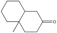 1,4,4a,5,6,7,8,8a-Octahydro-4a-methylnaphthalen-2(3H)-one 구조식 이미지