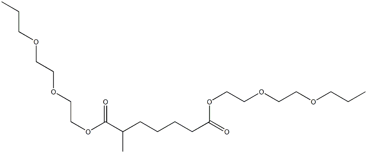 Hexane-1,5-dicarboxylic acid bis[2-(2-propoxyethoxy)ethyl] ester 구조식 이미지