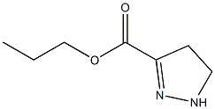 4,5-Dihydro-1H-pyrazole-3-carboxylic acid propyl ester 구조식 이미지