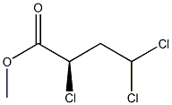 (R)-2,4,4-Trichlorobutanoic acid methyl ester 구조식 이미지