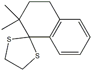 2,2-Dimethylspiro[tetralin-1,2'-[1,3]dithiolane] 구조식 이미지