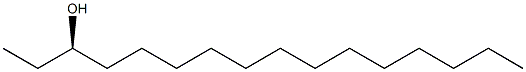 [R,(-)]-3-Hexadecanol Structure