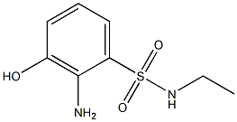 2-Amino-3-hydroxy-N-ethylbenzenesulfonamide Structure