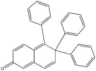 5,6,6-Triphenylnaphthalen-2(6H)-one Structure