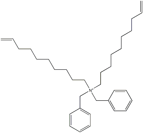 Di(9-decenyl)dibenzylaminium 구조식 이미지