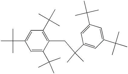 1-[2-(3,5-Di-tert-butylphenyl)-2-methylpropyl]-2,4,6-tri-tert-butylbenzene Structure
