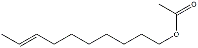 Acetic acid 8-decenyl ester 구조식 이미지