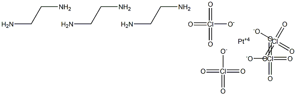 Tris(ethylenediamine)platinum(IV) perchlorat 구조식 이미지