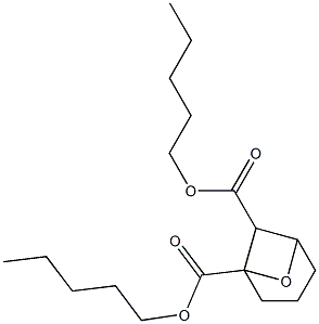 7-Oxabicyclo[3.1.1]heptane-1,6-dicarboxylic acid dipentyl ester 구조식 이미지