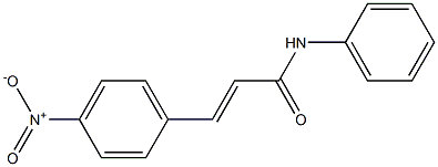 N-Phenyl-4-nitrocinnamamide 구조식 이미지