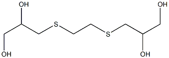 3,3'-Ethylenebisthiobis(1,2-propanediol) 구조식 이미지