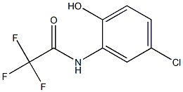 N-(2-Hydroxy-5-chlorophenyl)-2,2,2-trifluoroacetamide 구조식 이미지