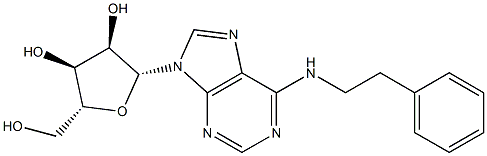 N-(2-Phenylethyl)adenosine Structure