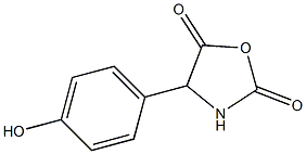 4-(p-Hydroxyphenyl)oxazolidine-2,5-dione 구조식 이미지