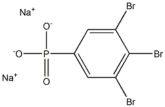 3,4,5-Tribromophenylphosphonic acid disodium salt Structure