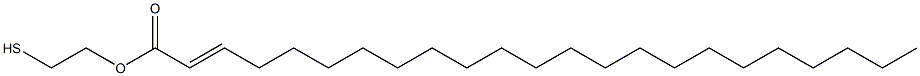 2-Tricosenoic acid 2-mercaptoethyl ester 구조식 이미지