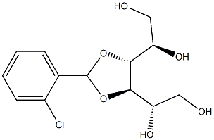 3-O,4-O-(2-Chlorobenzylidene)-D-glucitol Structure