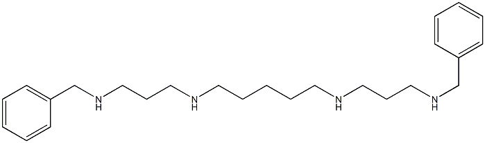 N,N'-Bis(3-benzylaminopropyl)-1,5-pentanediamine Structure