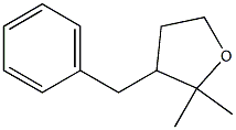 2,2-Dimethyl-3-phenylmethyltetrahydrofuran Structure