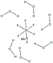 Manganese hexafluorosilicate hexahydrate 구조식 이미지