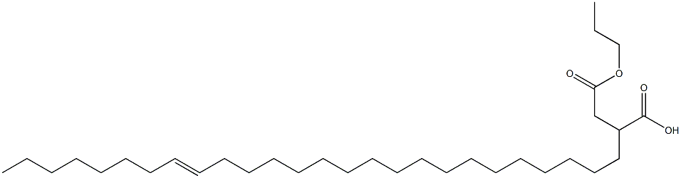 2-(18-Hexacosenyl)succinic acid 1-hydrogen 4-propyl ester 구조식 이미지