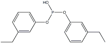Phosphorous acid di(3-ethylphenyl) ester 구조식 이미지