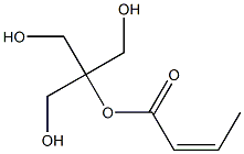 Isocrotonic acid 2-hydroxy-1,1-bis(hydroxymethyl)ethyl ester 구조식 이미지