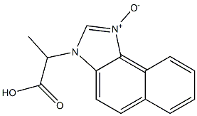 2-[(3H-Naphth[1,2-d]imidazole 1-oxide)-3-yl]propanoic acid 구조식 이미지