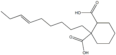 Cyclohexane-1,2-dicarboxylic acid hydrogen 1-(6-nonenyl) ester Structure