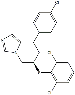 1-[(R)-4-(4-Chlorophenyl)-2-[(2,6-dichlorophenyl)thio]butyl]-1H-imidazole Structure