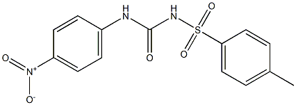 1-(p-Tolylsulfonyl)-3-(4-nitrophenyl)urea Structure