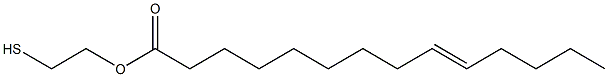 9-Tetradecenoic acid 2-mercaptoethyl ester 구조식 이미지