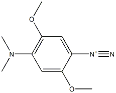 4-(Dimethylamino)-2,5-dimethoxybenzenediazonium Structure