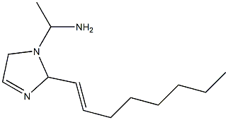 1-(1-Aminoethyl)-2-(1-octenyl)-3-imidazoline 구조식 이미지