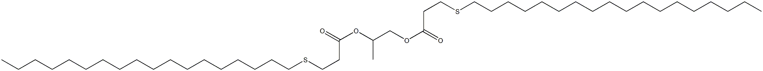 1,2-Propanediol bis[3-(octadecylthio)propionate] Structure