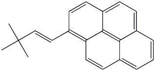 1-(3,3-Dimethyl-1-butenyl)pyrene Structure