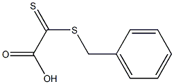 (Benzylthio)thioxoacetic acid Structure