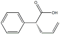 [R,(-)]-2-Phenyl-4-pentenoic acid Structure