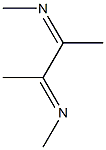 N,N'-Dimethylbutane-2,3-diimine 구조식 이미지