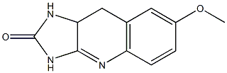 7-Methoxy-9,9a-dihydro-1H-imidazo[4,5-b]quinolin-2(3H)-one 구조식 이미지